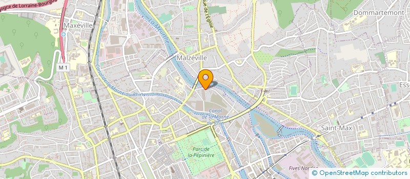 localisation de l'entreprise IN SITU  NANCY