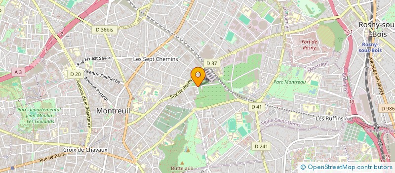 localisation de l'entreprise IN SITU à MONTREUIL