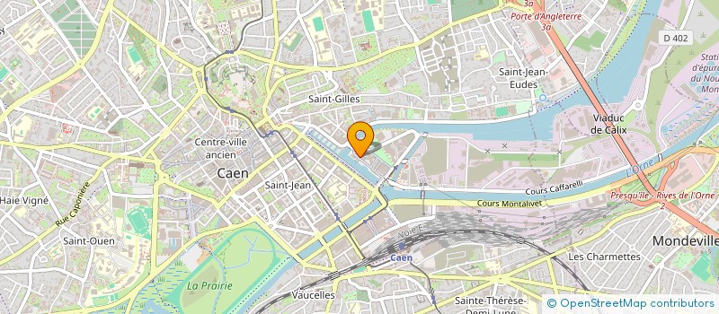 localisation de l'entreprise IN SITU - ASSOCIATION POUR LA BIENNALE D'ARCHITECTURE ET D'URBANISME DE CAEN à CAEN