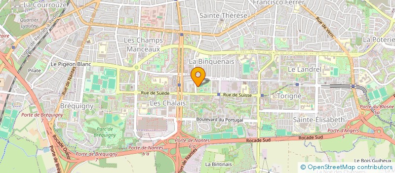 localisation de l'entreprise IN SITU DEVELOPPEMENT  RENNES