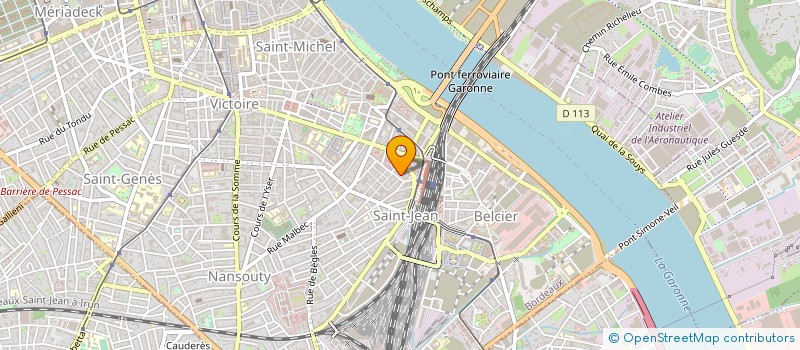 localisation de l'entreprise IN SITU ERGONOMIE à BORDEAUX