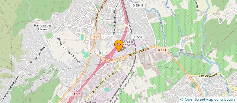 localisation de l'entreprise IN SITU MOBILIER ET AGENCEMENT  LA FARLEDE