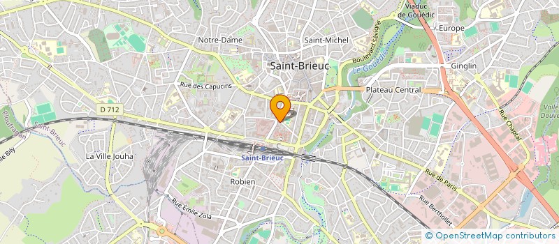 localisation de l'entreprise IN SITU TRAITEUR à SAINT-BRIEUC