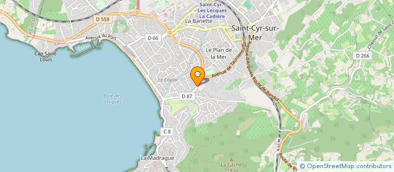 localisation de l'entreprise IN SITU TRANSITION à SAINT-CYR-SUR-MER