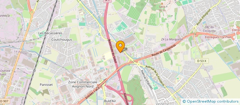 localisation de l'entreprise IN SOFA à SORGUES
