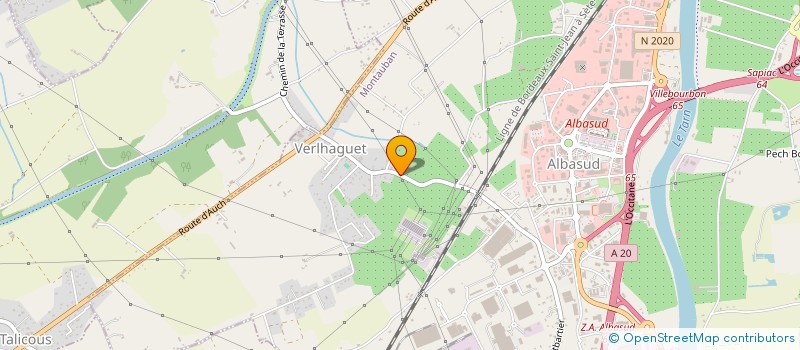 localisation de l'entreprise IN'SPIRU à MONTAUBAN