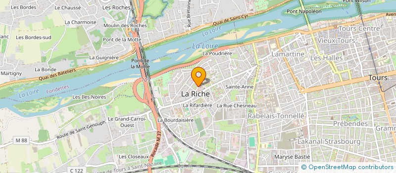 localisation de l'entreprise IN STEEL FRAME  LA RICHE