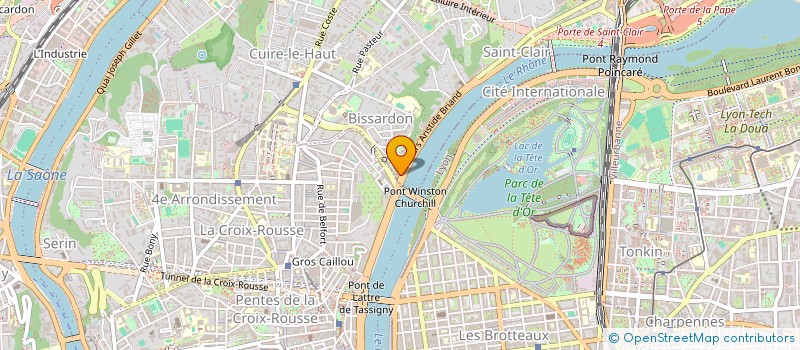 localisation de l'entreprise IN'SURE LYON  CALUIRE-ET-CUIRE