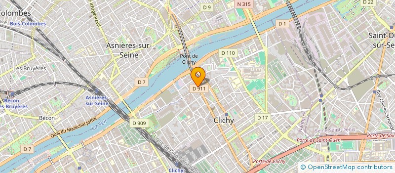localisation de l'entreprise IN'SY à CLICHY
