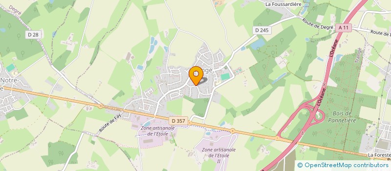 localisation de l'entreprise IN TEAM MANS ELLES  TRANGE