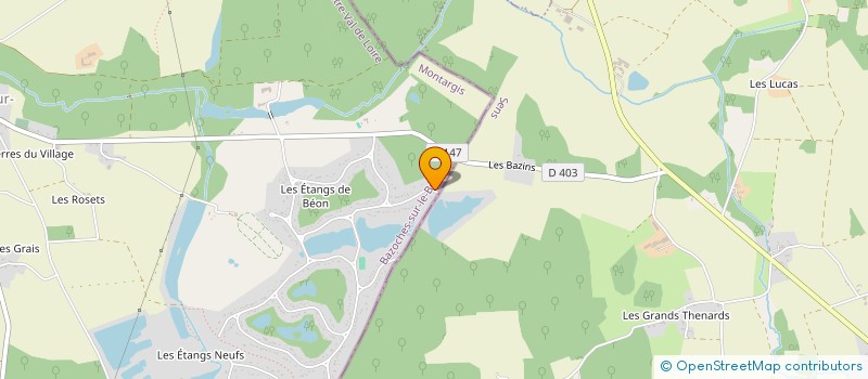 localisation de l'entreprise IN.TECINCENDIE  BAZOCHES-SUR-LE-BETZ
