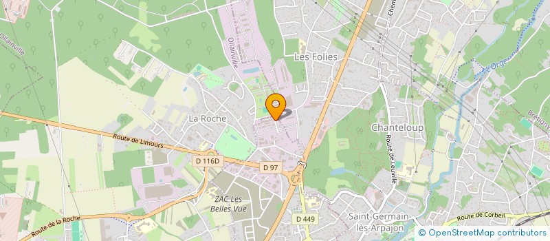 localisation de l'entreprise IN'TER PECH à ARPAJON