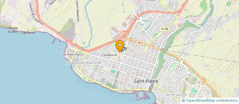 localisation de l'entreprise IN'TERRA à SAINT-PIERRE