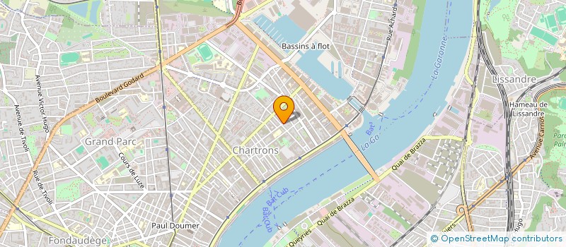 localisation de l'entreprise IN THE BOX à BORDEAUX