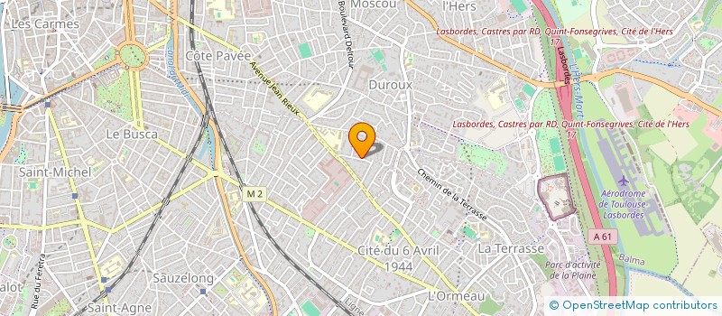 localisation de l'entreprise IN THE CITY à TOULOUSE