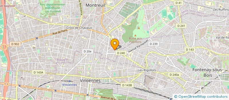 localisation de l'entreprise IN THE CUT MUSIC à MONTREUIL