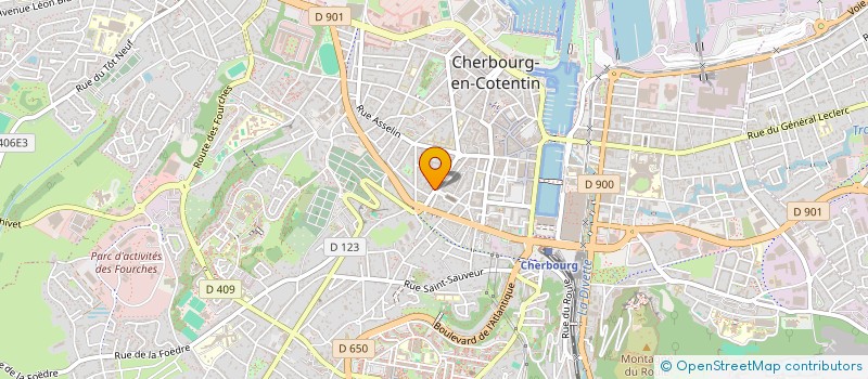 localisation de l'entreprise IN-THE-POCKET  CHERBOURG-EN-COTENTIN