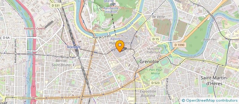 localisation de l'entreprise IN THE ROSE GARDEN à GRENOBLE