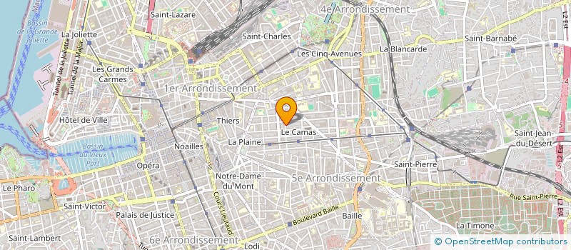 localisation de l'entreprise IN/TIME à MARSEILLE