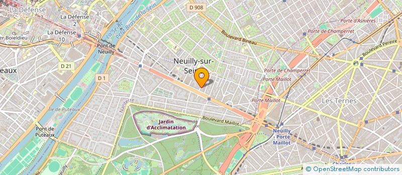 localisation de l'entreprise IN'TOUCH à NEUILLY-SUR-SEINE