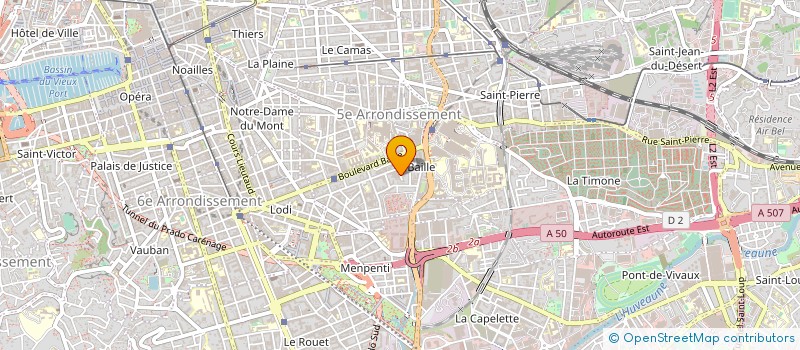 localisation de l'entreprise IN-TV SA à MARSEILLE