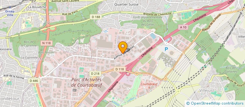 localisation de l'entreprise IN-VENT SA à VILLEBON-SUR-YVETTE