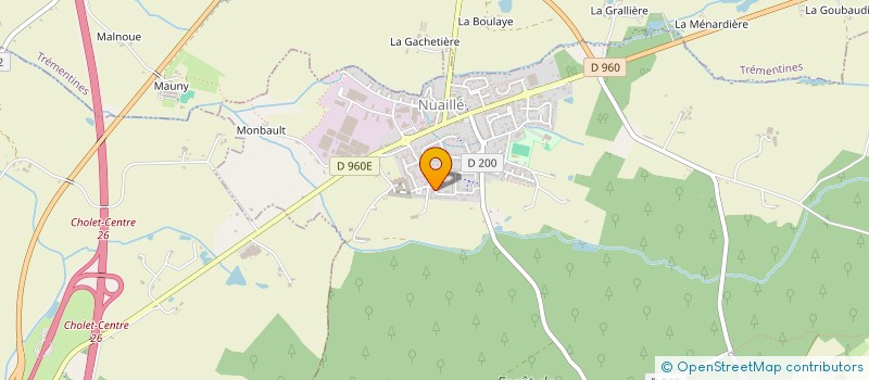 localisation de l'entreprise IN-VESTIKA  NUAILLE