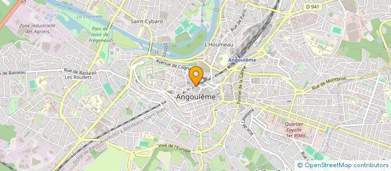 localisation de l'entreprise IN VINO VERITAS à ANGOULEME