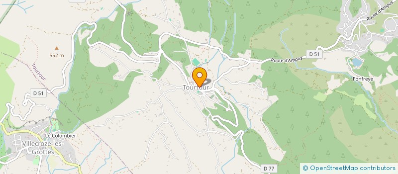 localisation de l'entreprise IN VINO VERITAS  TOURTOUR