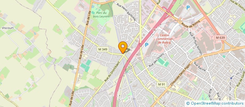 localisation de l'entreprise IN VINO VERITAS  RONCQ