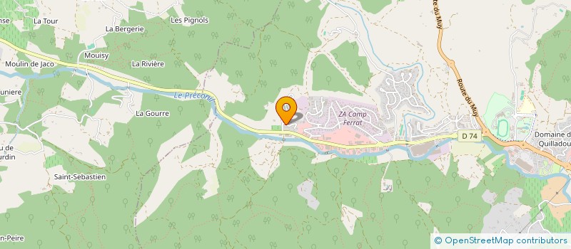 localisation de l'entreprise IN VINO VERITAS  SAINTE-MAXIME