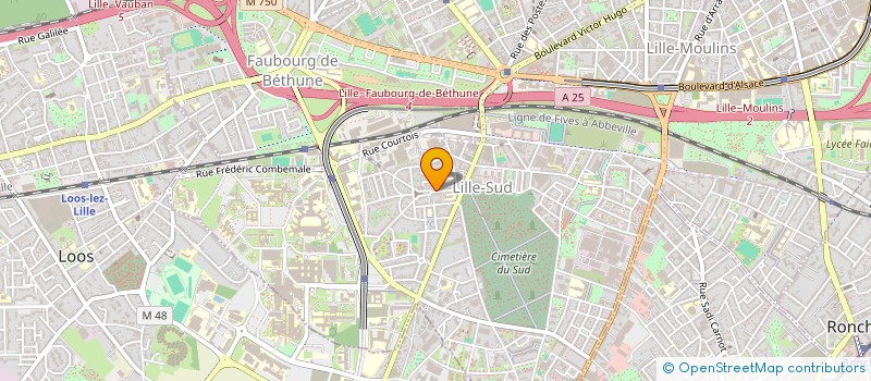 localisation de l'entreprise IN VIVO MIE à LILLE