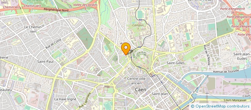 localisation de l'entreprise IN VTC à CAEN