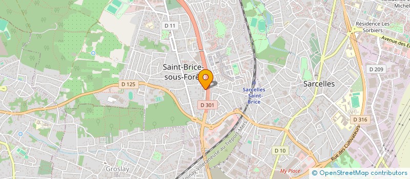 localisation de l'entreprise IN ZE FAMILY  SAINT-BRICE-SOUS-FORET