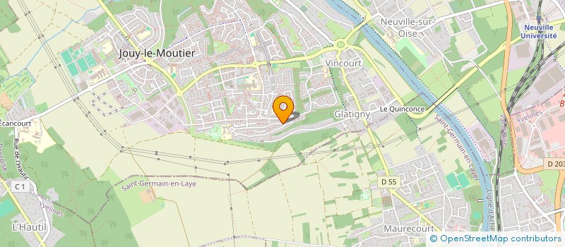 localisation de l'entreprise IN0V  JOUY-LE-MOUTIER