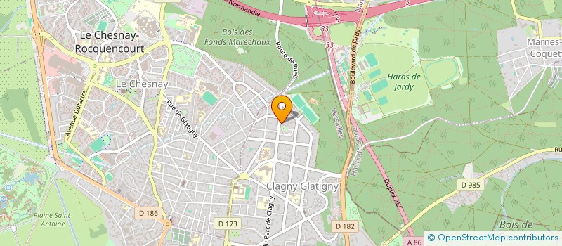 localisation de l'entreprise IN2ACT CONSULTING  VERSAILLES