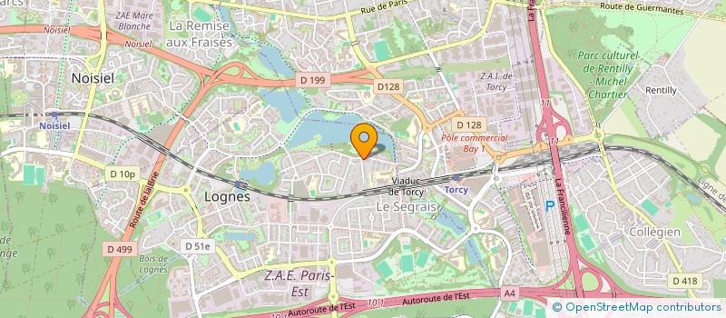 localisation de l'entreprise IN4AGE à LOGNES