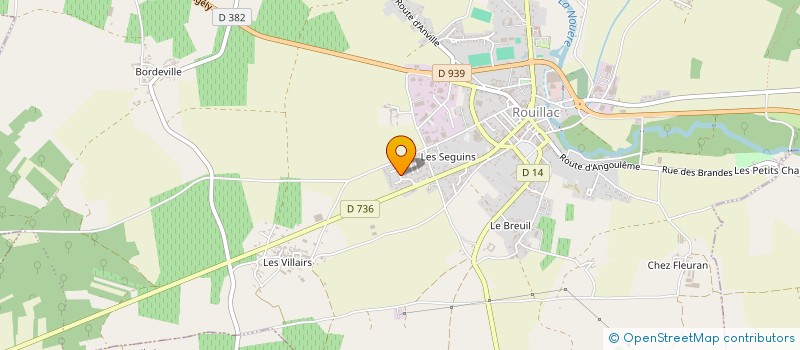 localisation de l'entreprise IN6DANCE BREAKING SCHOOL à ROUILLAC
