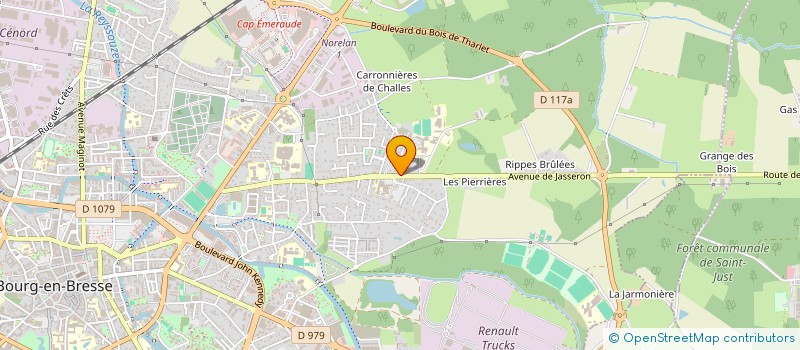 localisation de l'entreprise INA à BOURG-EN-BRESSE