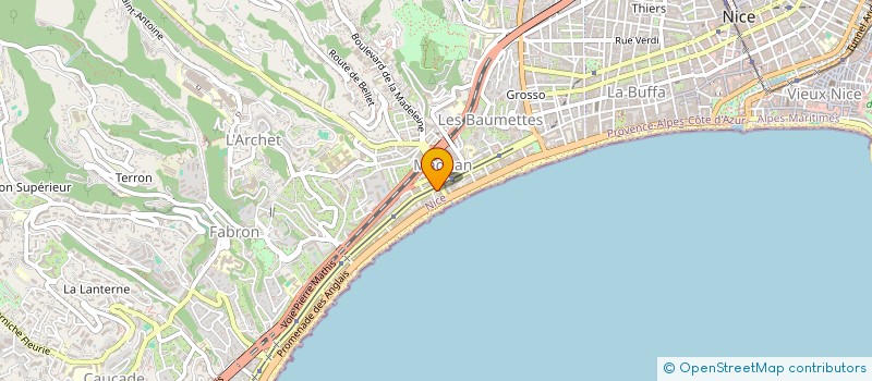 localisation de l'entreprise INA à NICE