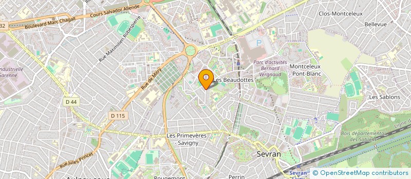 localisation de l'entreprise INA à SEVRAN