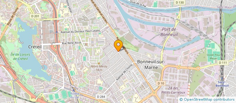 localisation de l'entreprise INA ET CLES D'OR à BONNEUIL-SUR-MARNE