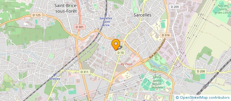 localisation de l'entreprise INAAYA à SARCELLES
