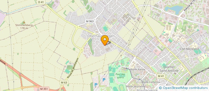 localisation de l'entreprise INABER LENELO  OBERHAUSBERGEN