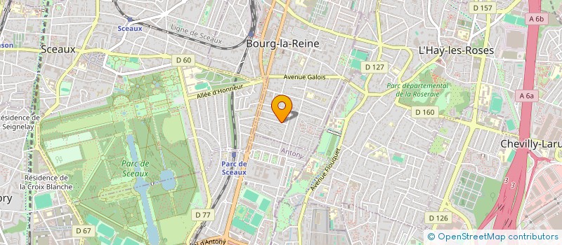 localisation de l'entreprise INAD à BOURG-LA-REINE