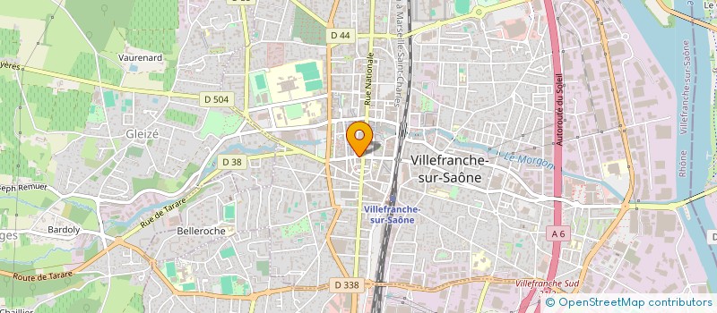 localisation de l'entreprise INAE à VILLEFRANCHE-SUR-SAONE