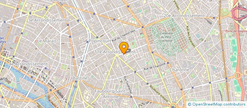 localisation de l'entreprise INAF TRADE  PARIS