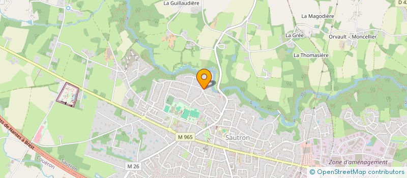 localisation de l'entreprise INAFORMA à SAUTRON