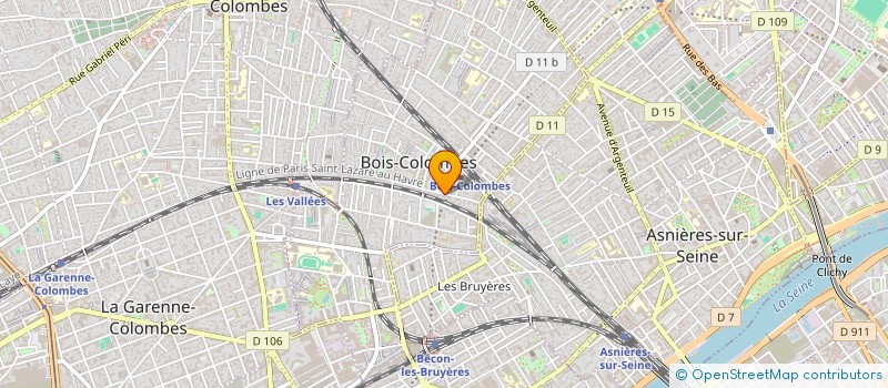 localisation de l'entreprise INAHCAH PARIS à BOIS-COLOMBES