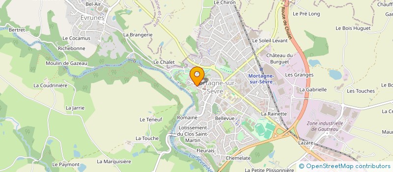 localisation de l'entreprise INAIRTIE à CHOLET